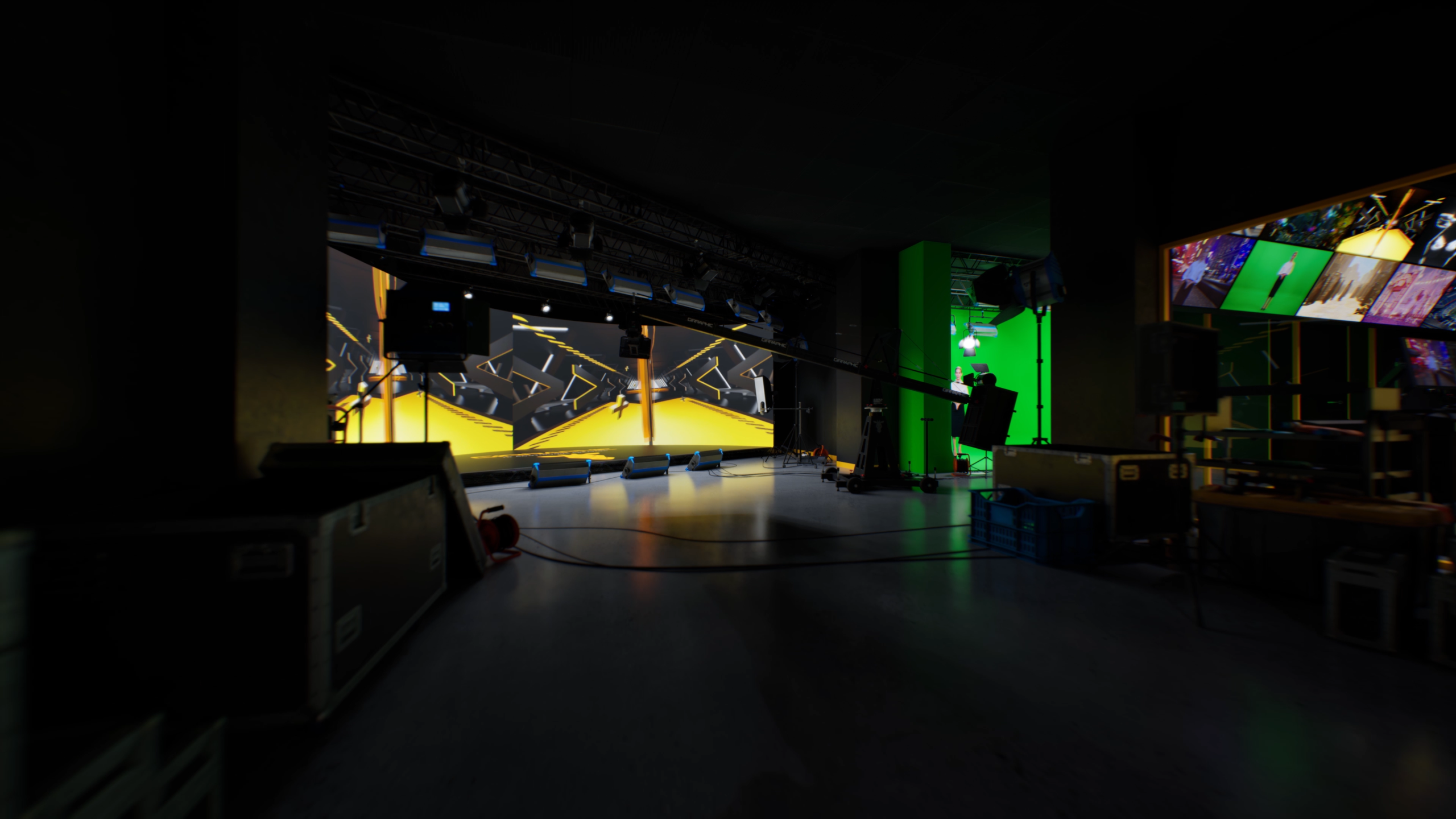 Bunker-12 Premium commercial filming environment and acoustic wall panelling installation